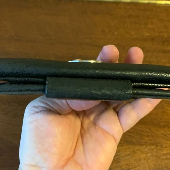 XXSOLDXX BVLGARI Denim and Leather Monogram Wallet EUC - Picture 5 of 10